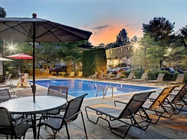 Pool at Pine Brook Place Apartments.