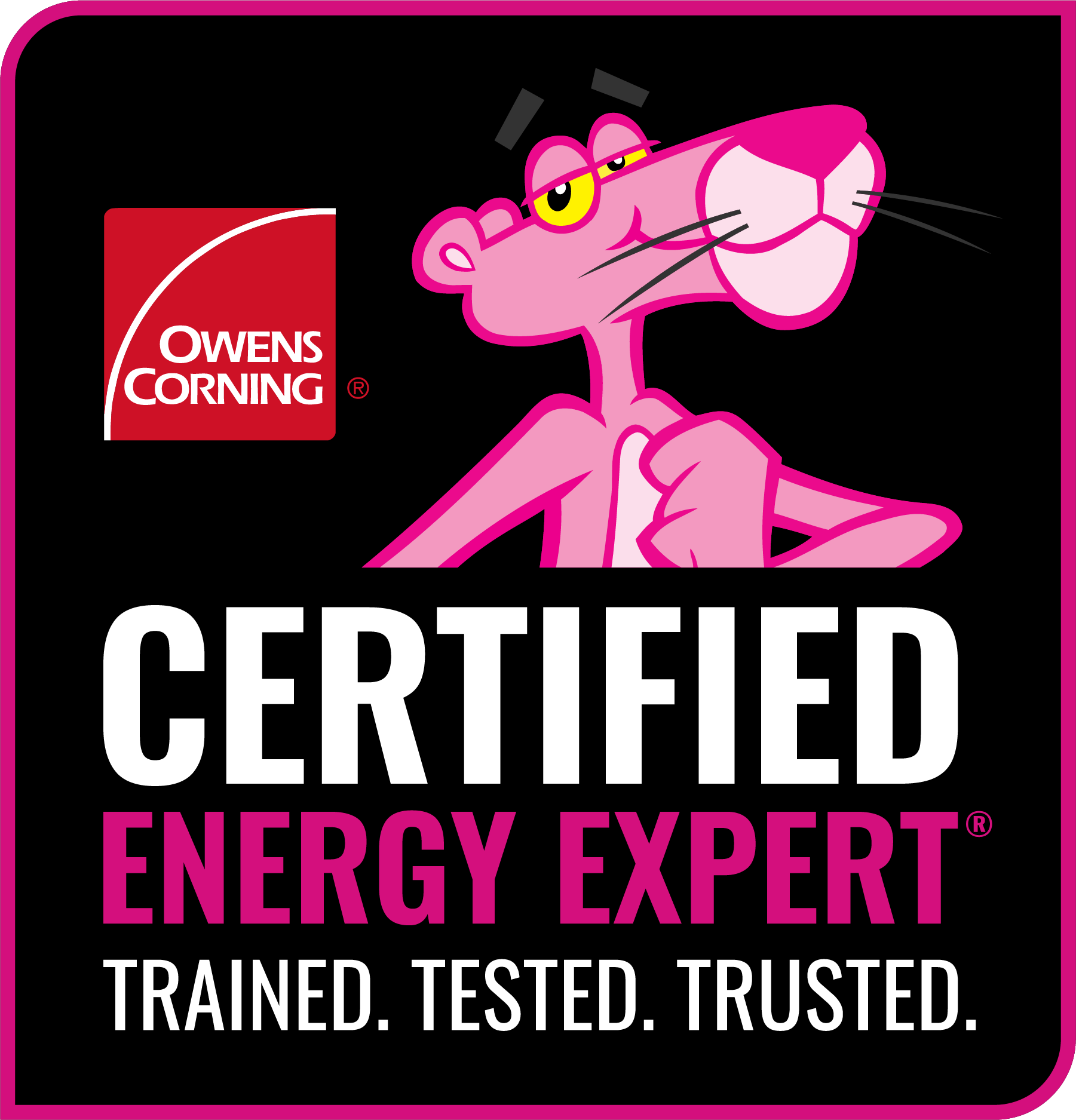 Pink Panther above