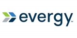 Evergy logo with a stylized arrow and the company name.