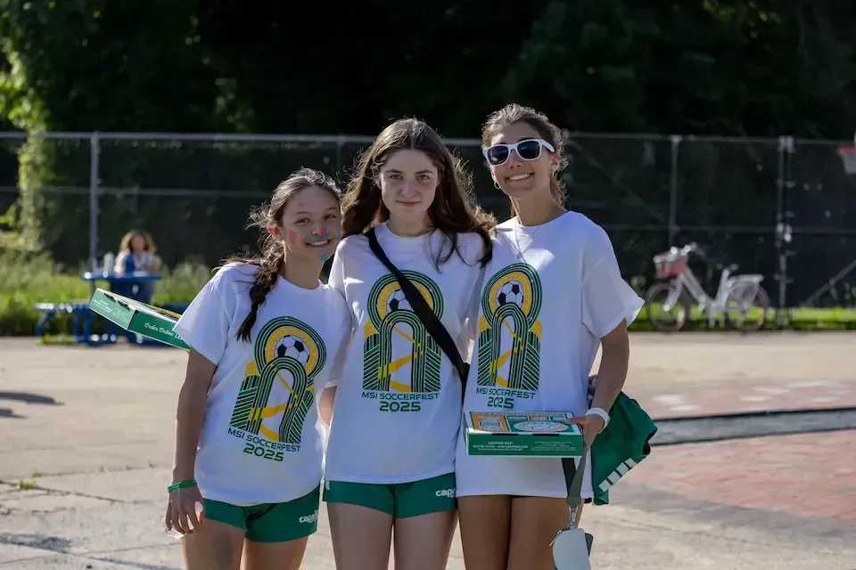 MSI travel players huddling before a game.