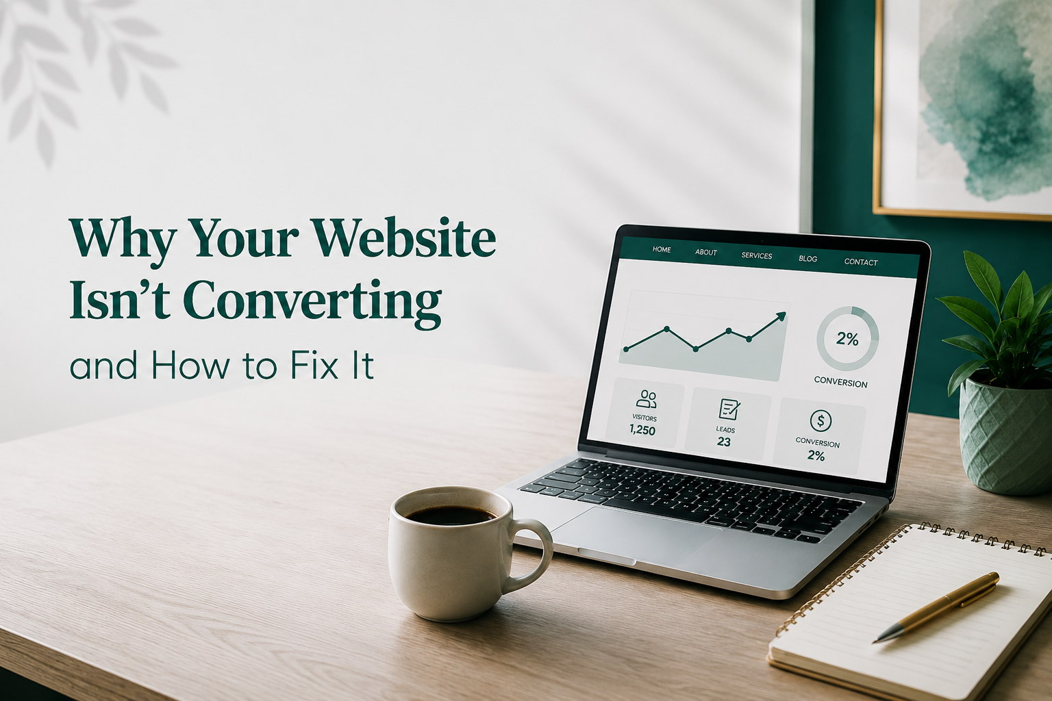 Why Your Website Isn't Converting and How to Fi It