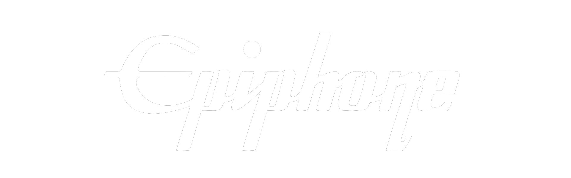 Epiphone logo in white script.