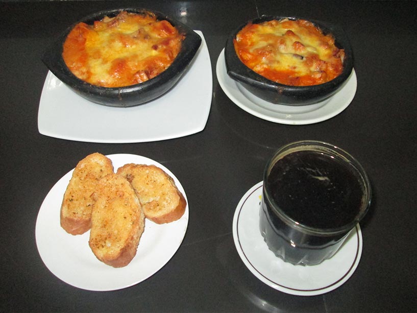 Lasagnas Napolitanas lasagña marinera