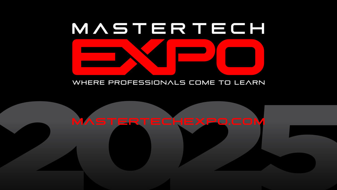 A poster for the mastertech expo in 2025