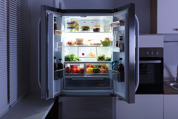 Open Refrigerator in Kitchen — Cape Cod, MA — Cape Appliance Repairs