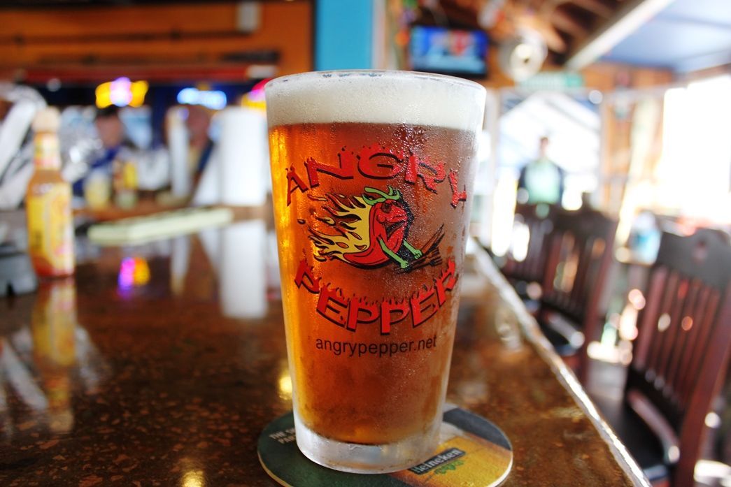 Angry Pepper Food & Beverage Menu Madeira Beach