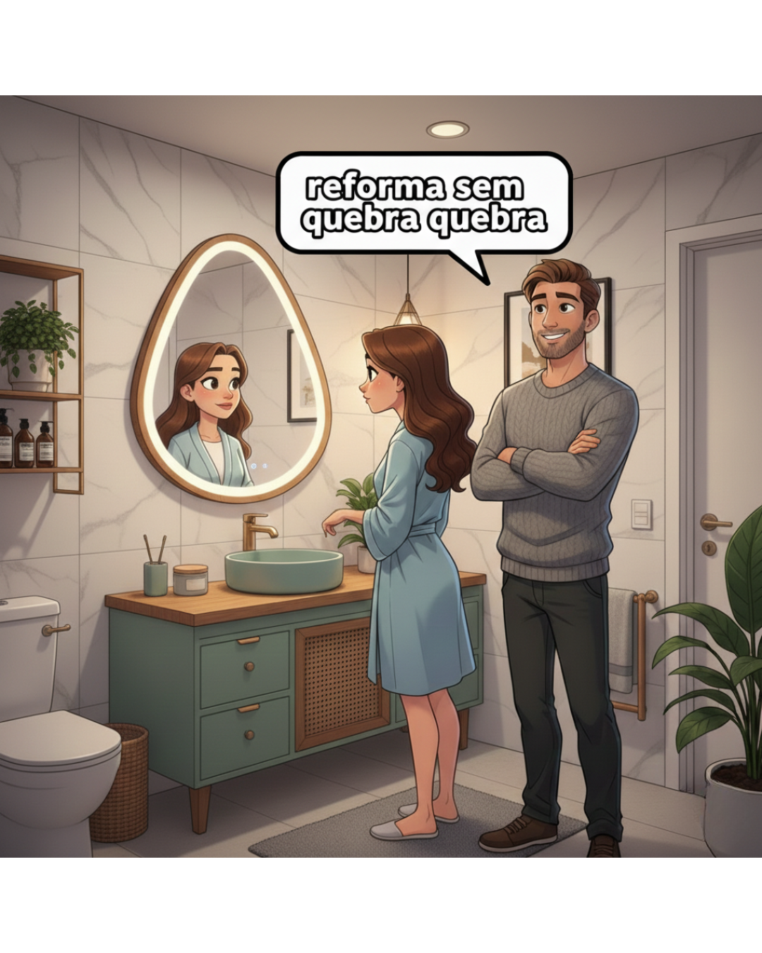 Pequenas mudan&ccedil;as, grande impacto: transforme seu banheiro sem quebra-quebra