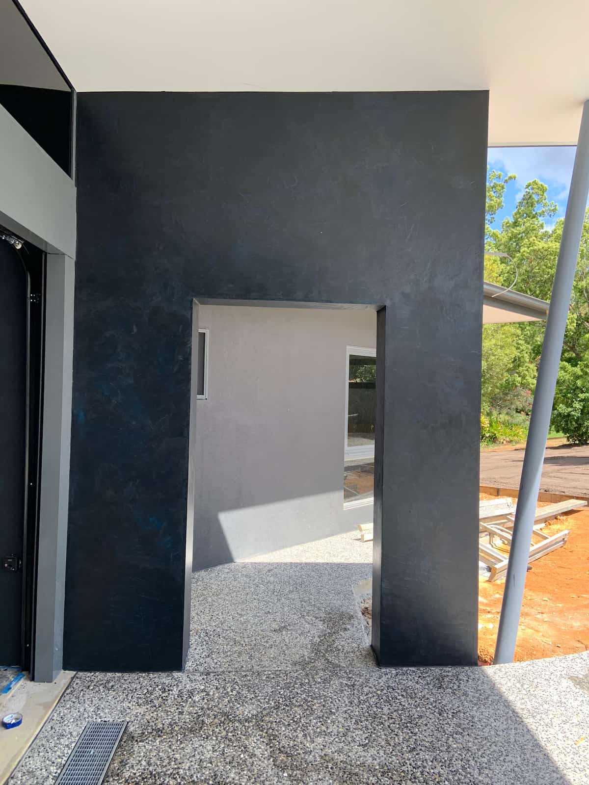 Plastered Wall With Marble-Like Finish — Venetian Polished Plaster in Byron Bay, NSW