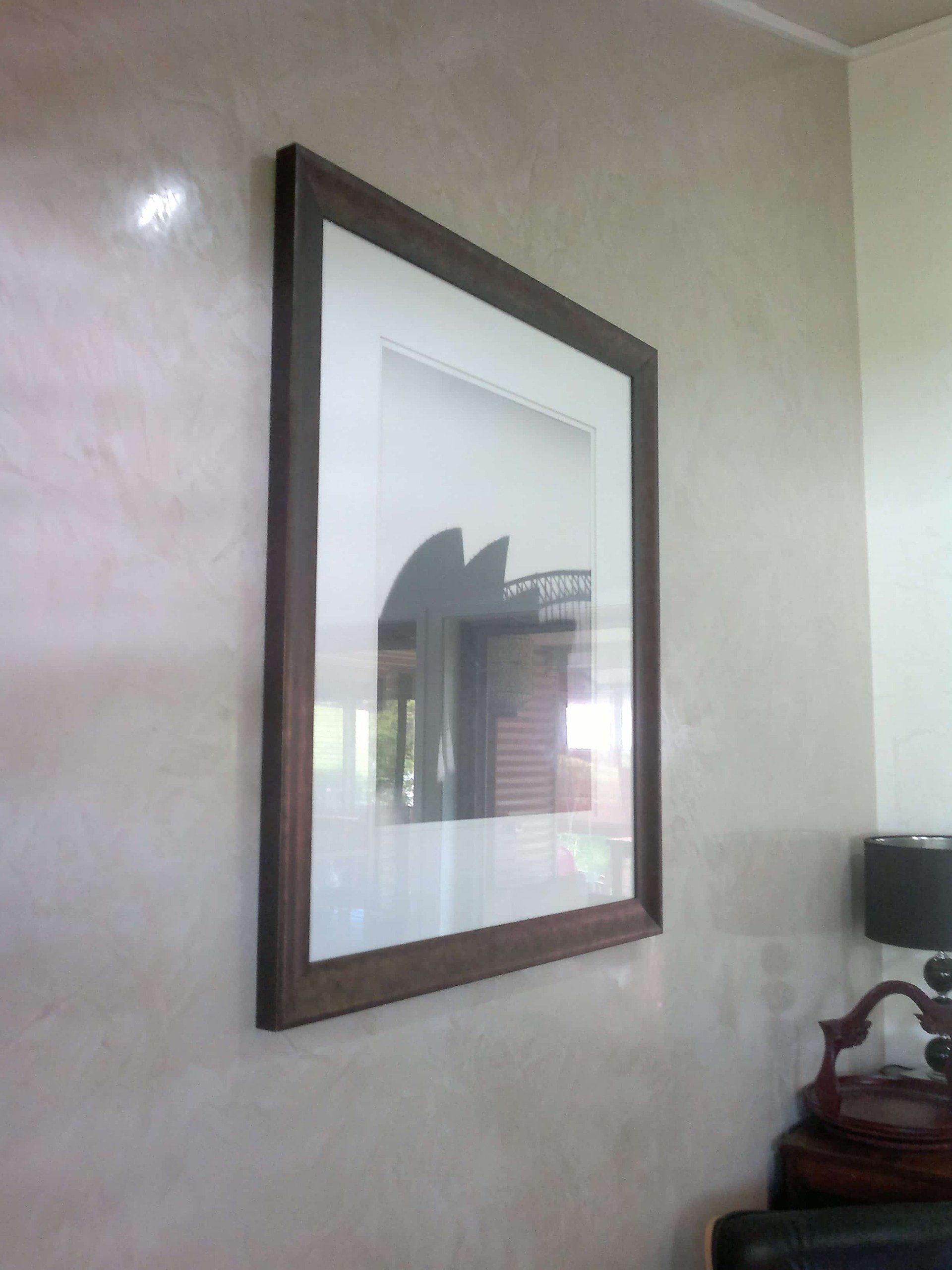 Rendered Interior Wall With Photo Frame — Gallery in Byron Bay, NSW