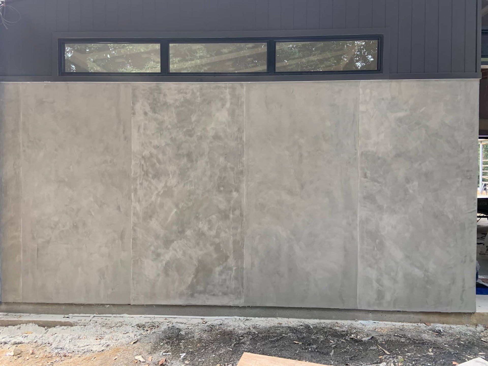 Exterior Grey Venetian Walls — Gallery in Byron Bay, NSW