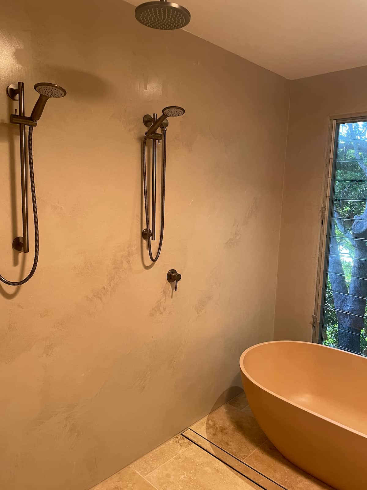 Venetian Plastered Shower Wall — Gallery in Byron Bay, NSW