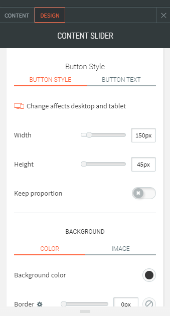 content slider widget