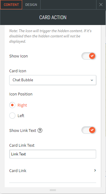 card action widget