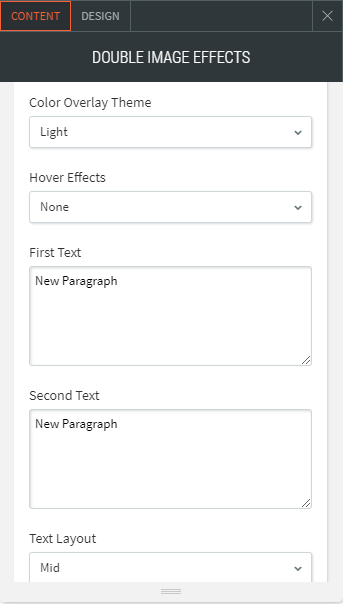 double image effects widget