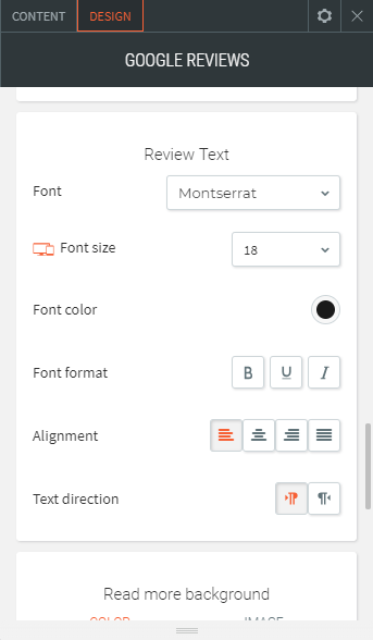 google reviews widget
