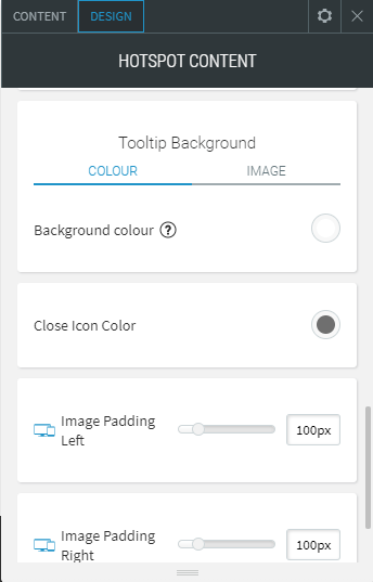 hotspot content widget