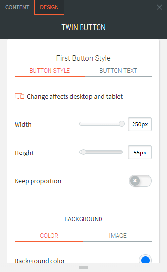 twin button widget