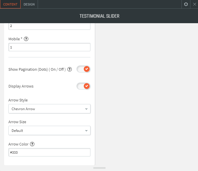 testimonial slider widget