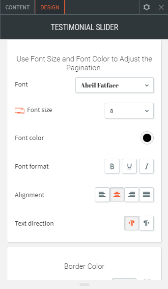 testimonial slider widget