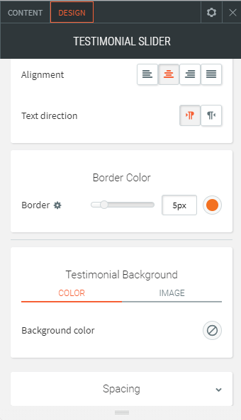 testimonial slider widget