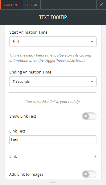 text tooltip widget