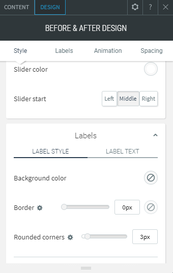before and after widget