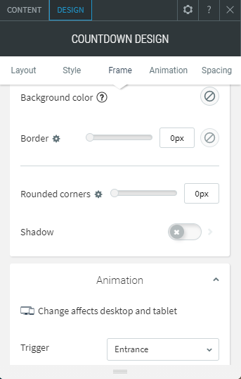 countdown duda widget