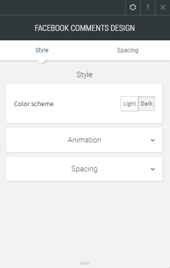 facebook comments widget