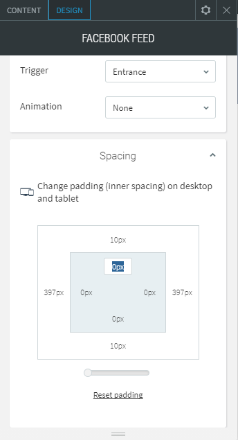 facebook feed widget