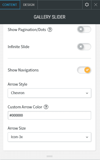 gallery slider widget