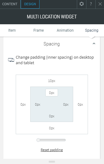 multi location widget