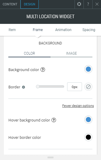 multi location widget