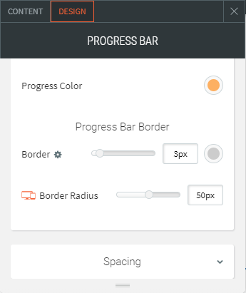 progress bar widget