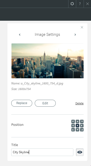 photo gallery widget