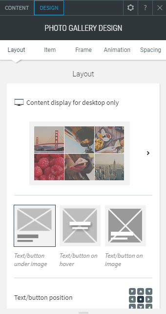 photo gallery widget