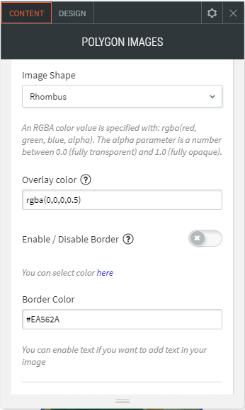 polygonal image widget