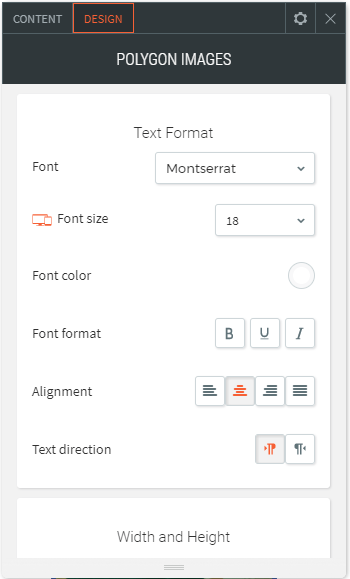 polygonal image widget