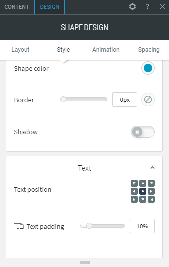 shape widget