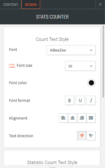 stats counter widget