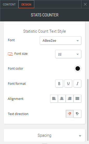 stats counter widget