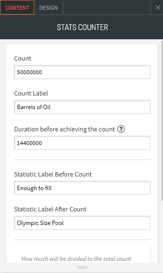 stats counter widget