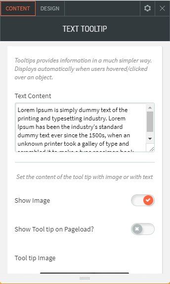 text tooltip widget