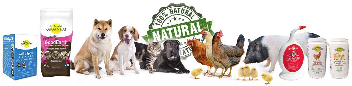 A group of animals standing next to each other in front of a sign that says `` natural ''.