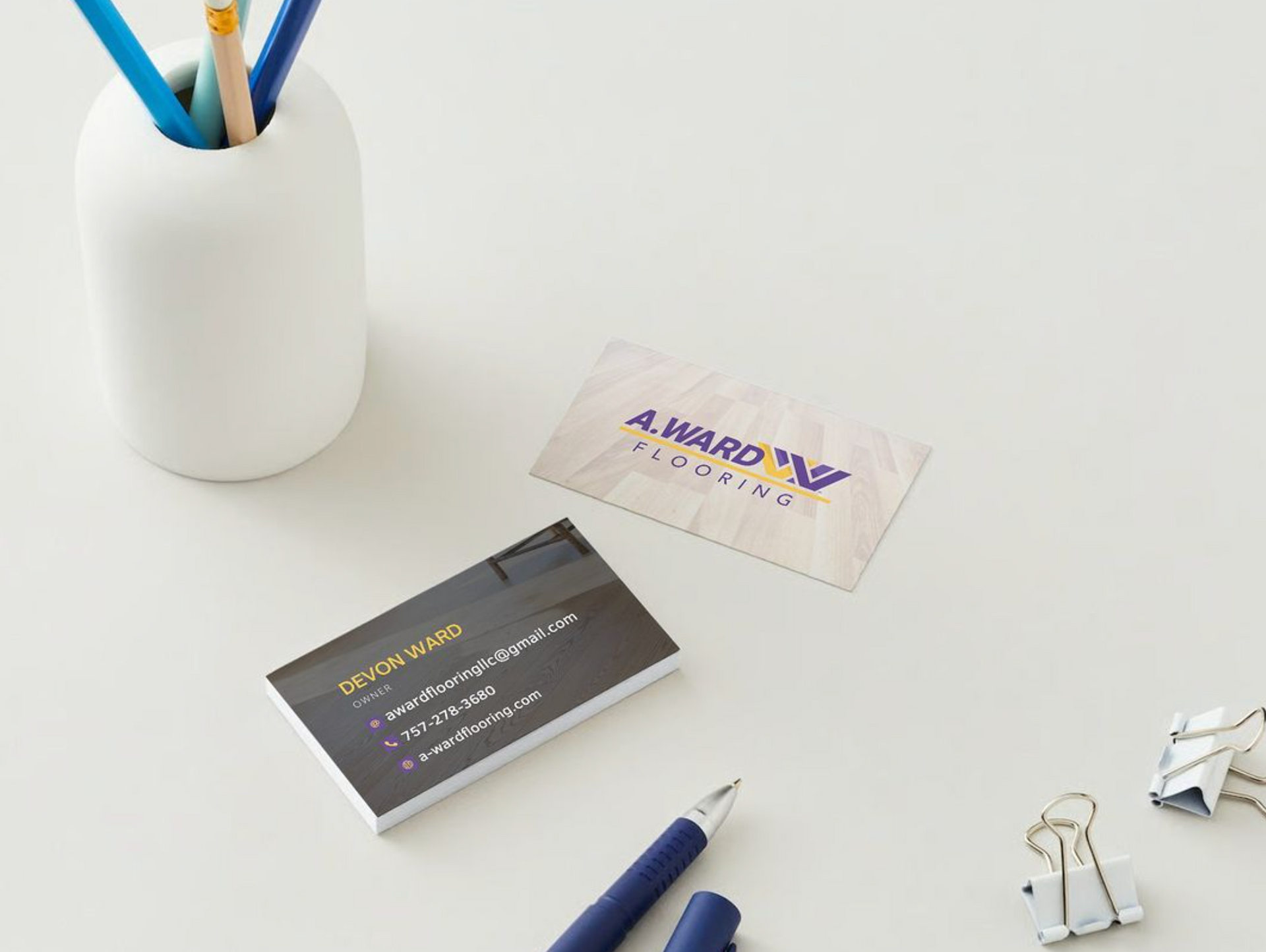 Flooring Business Card Designs