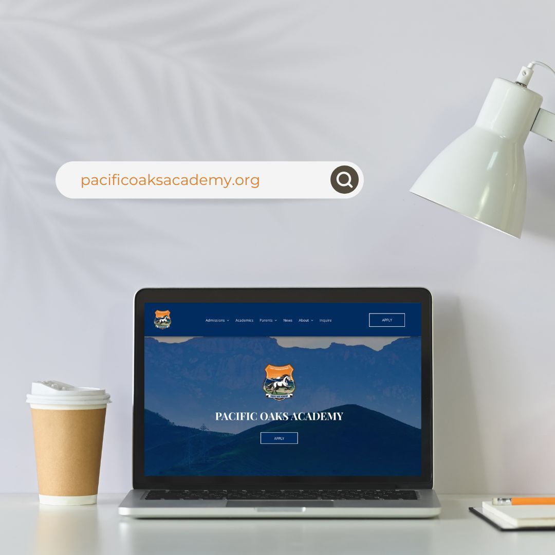 Customized website design for private school in camarillo. 