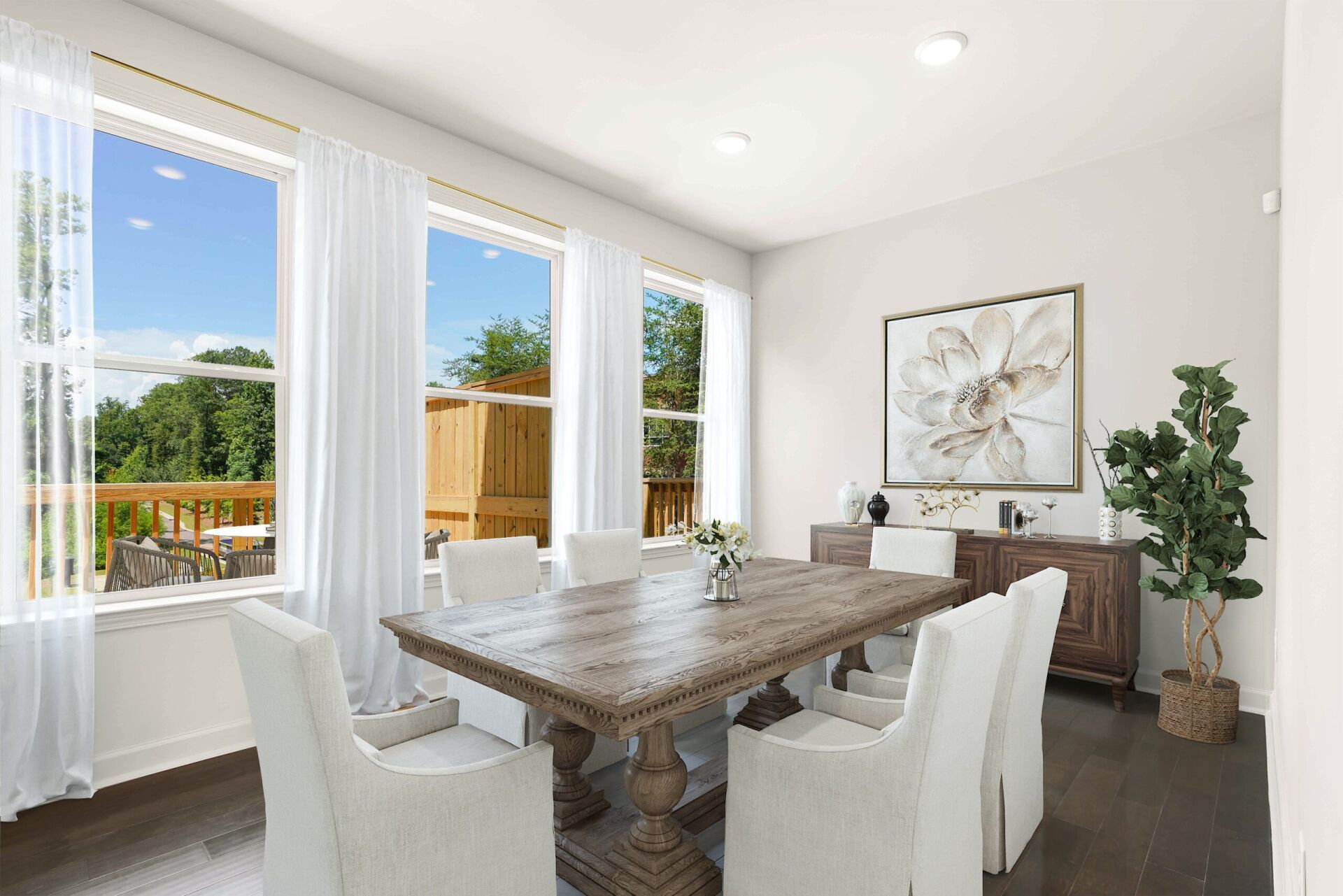 Dining Room | Deluxeton Homes | Dunwoody, GA 30346