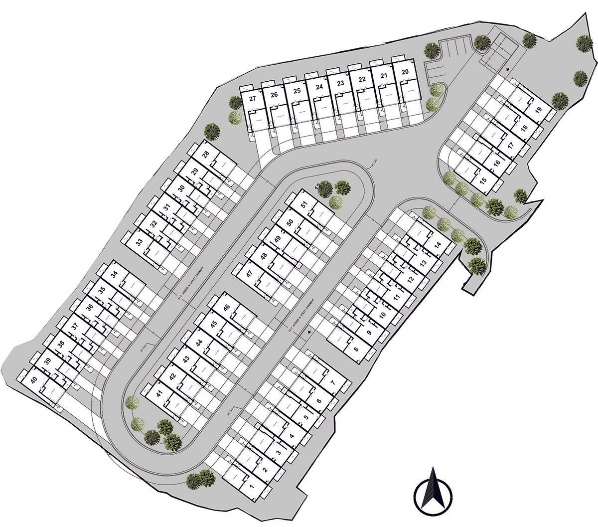 Blue Ridge Site Plan | Deluxeton Homes |