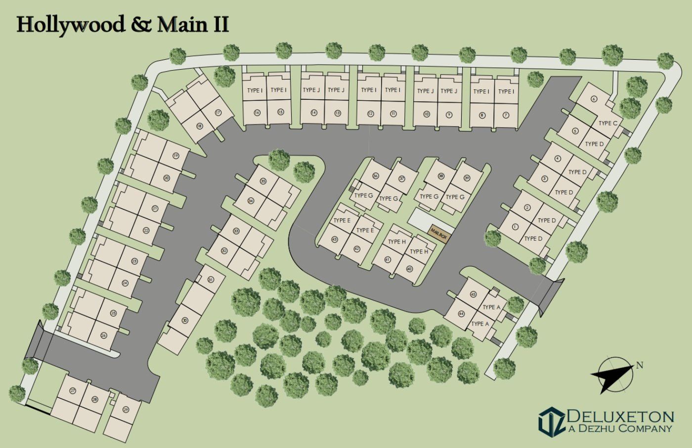 Siteplan-Hollywood and Main