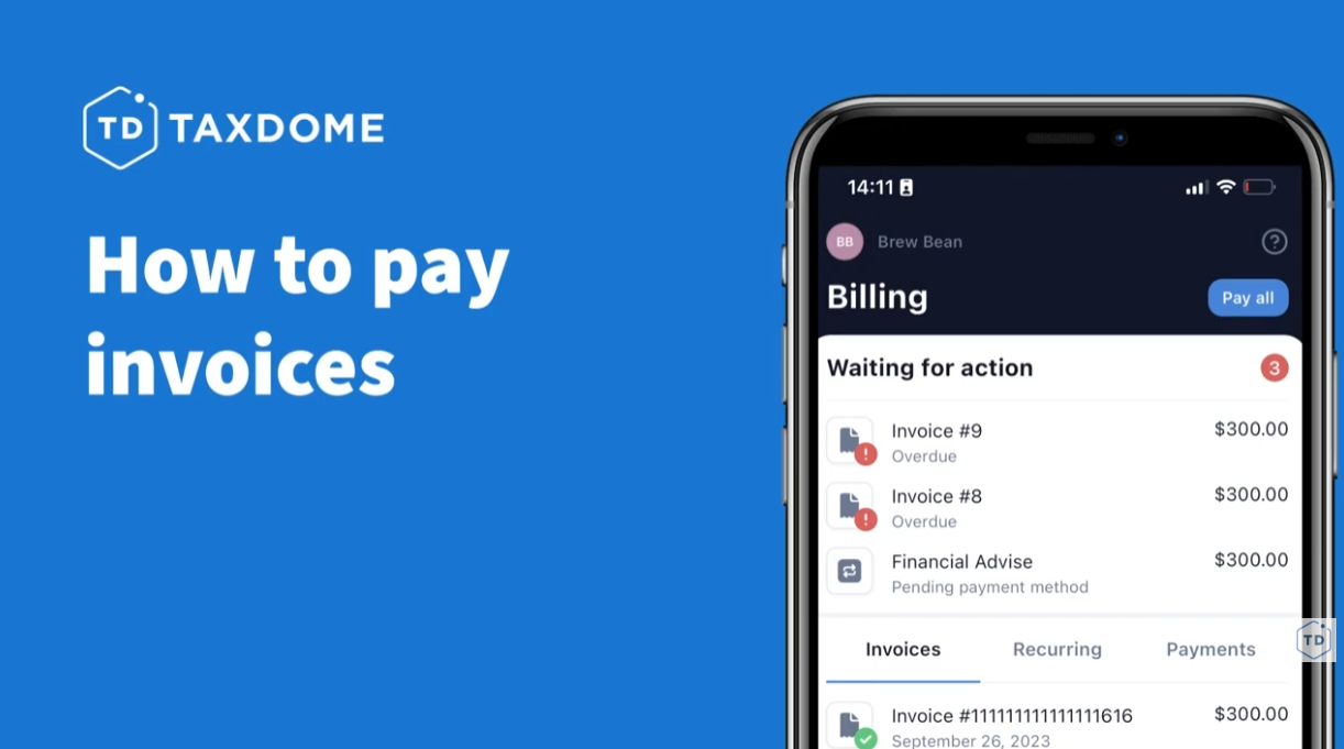 how to pay tax service fees