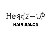 Headz-Up Hair Salon logo with whimsical text: 